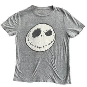 Disney The Nightmare Before Christmas Mens Gray T Shirt Size SM‎ Tim Burtons